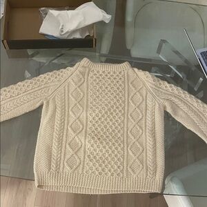 Blarney Woollen Mills genuine hand knitted Aran made in Ireland 100% wool